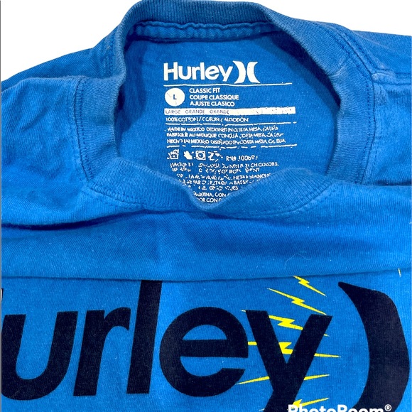 Hurley Lightning Logo T Shirt - Picture 2 of 2
